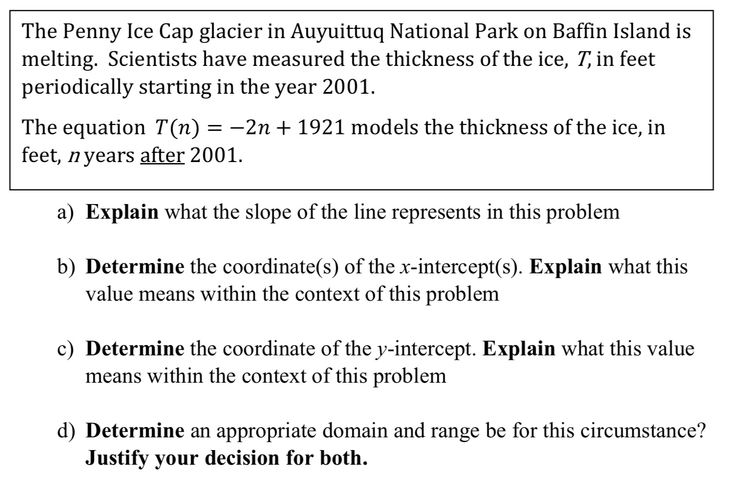 The Penny Ice Cap glacier in Auyuittuq National