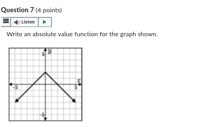 Question 5 (4 points) Listen 2xifx - 2 Evaluate