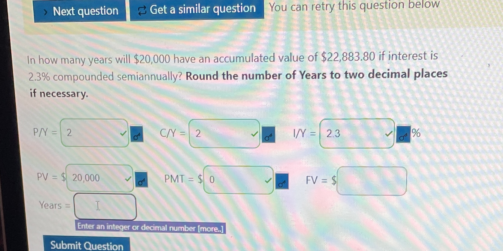 You can retry this question below Next question