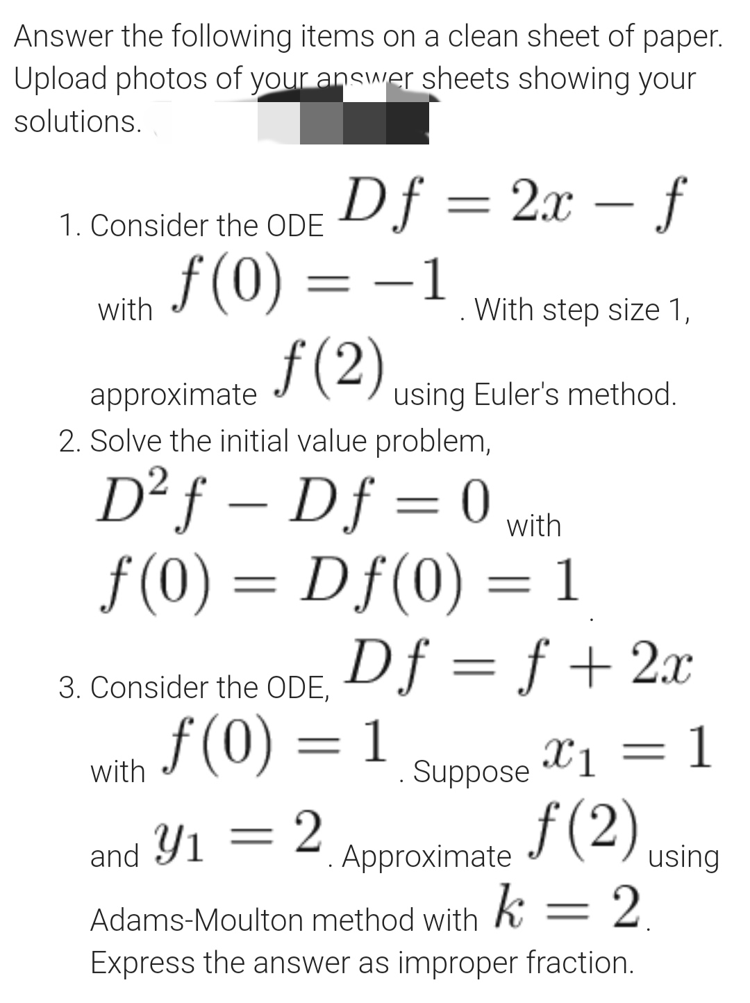 Differential equations please leave explanation