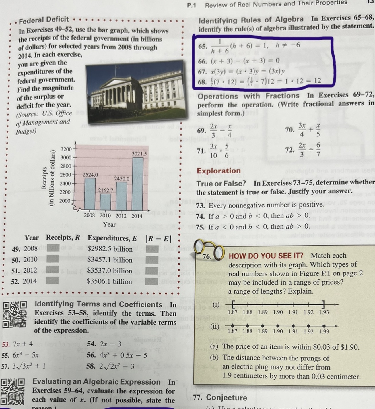 Could someone help me do the marked questions P.1