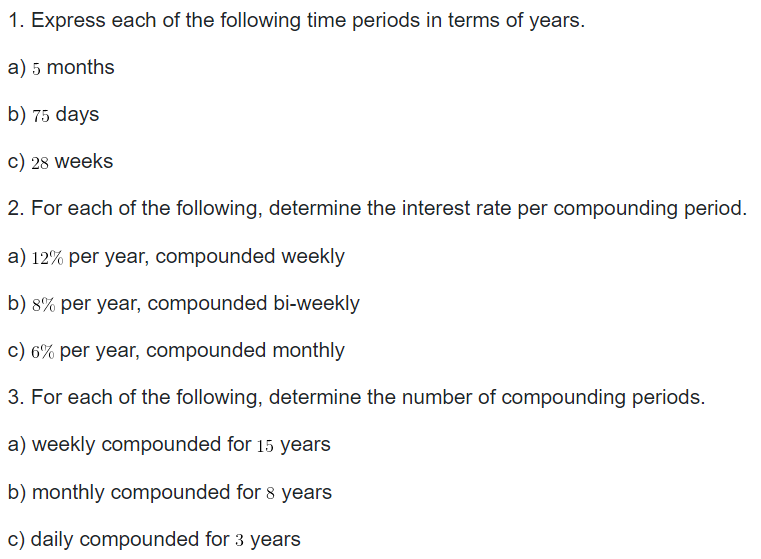 1. Determine the sum of the rst 10 terms of the