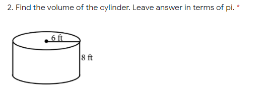 this is what i need help with 2. Find the volume