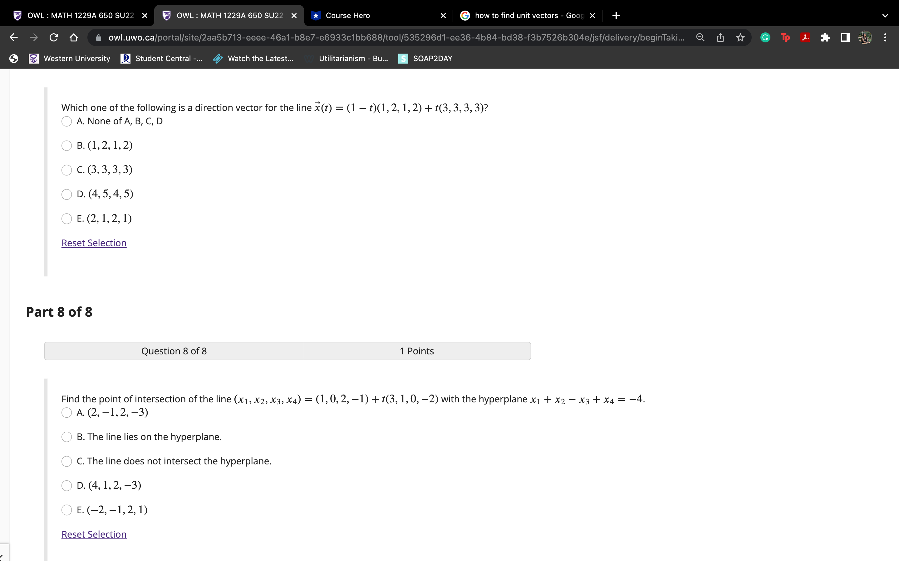 How am i supposed to go about these two sums OWL
