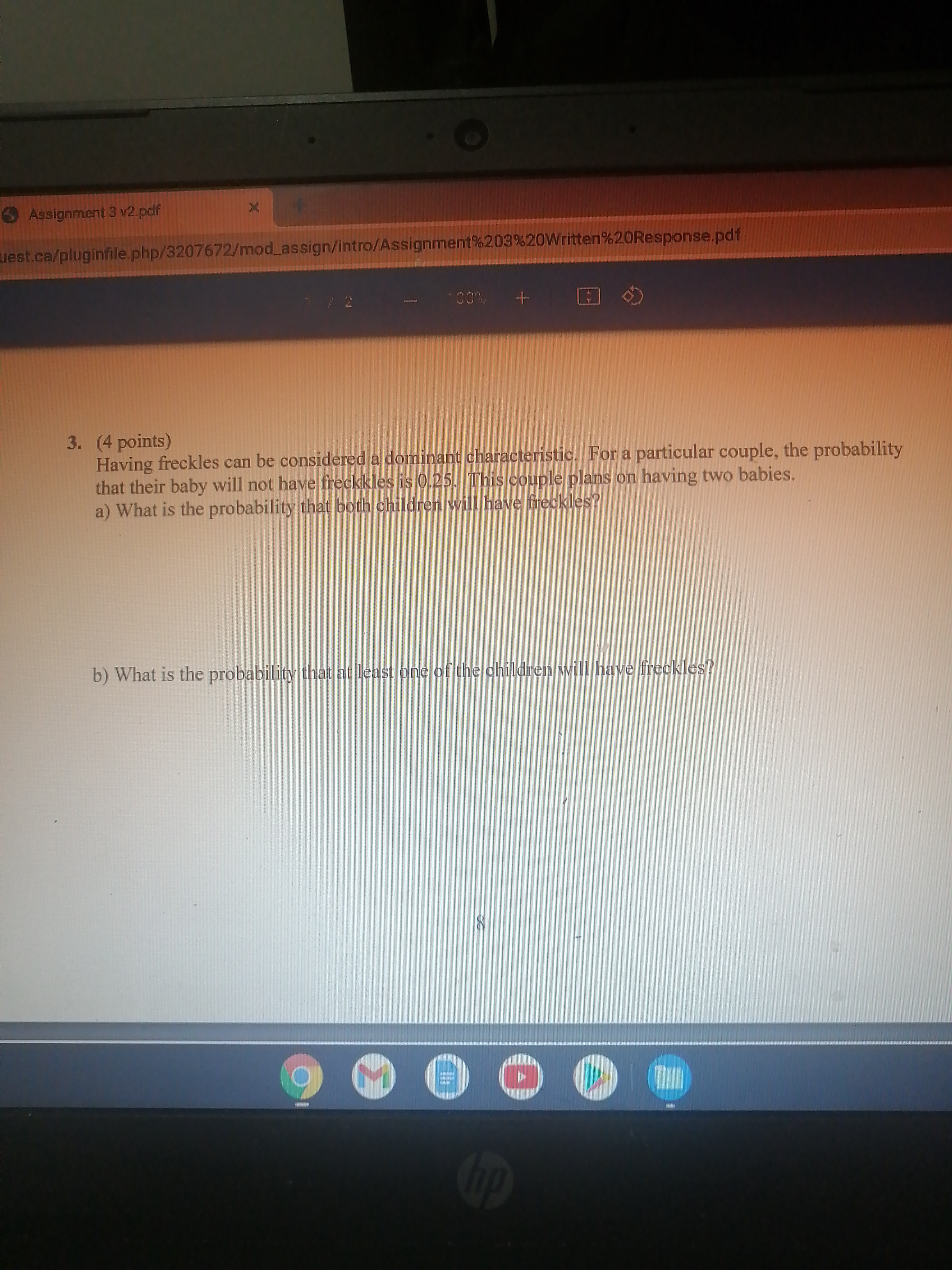 Name: 4. (4 points) Simplify. State any
