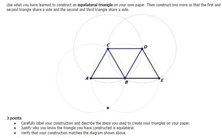 Use what you have learned to construct an