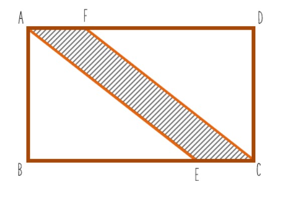 A rectangle with sides AB=CD=50m and BC=AD=120m