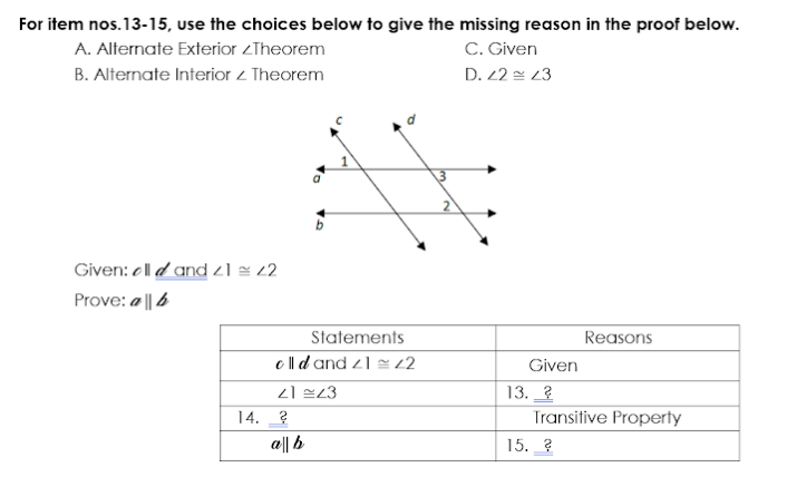 1. For Item numbers 5-8, use Figure 1. Given: wis