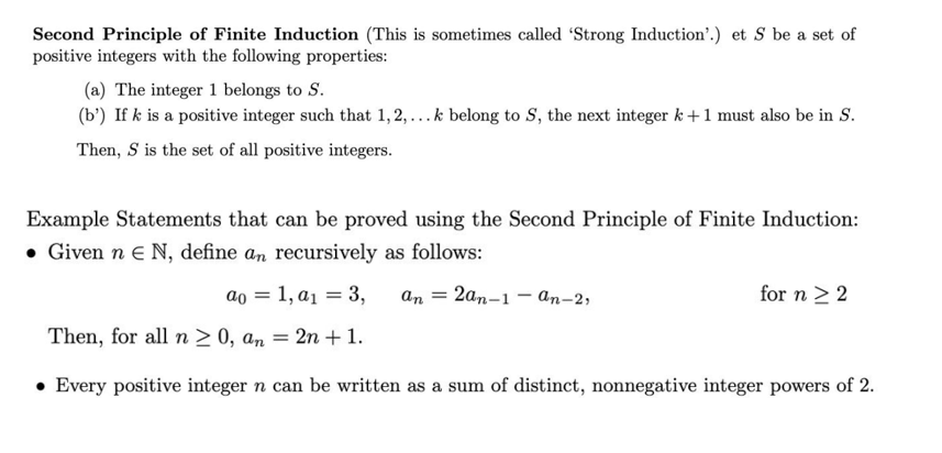 Second Principle of Finite Induction [This is