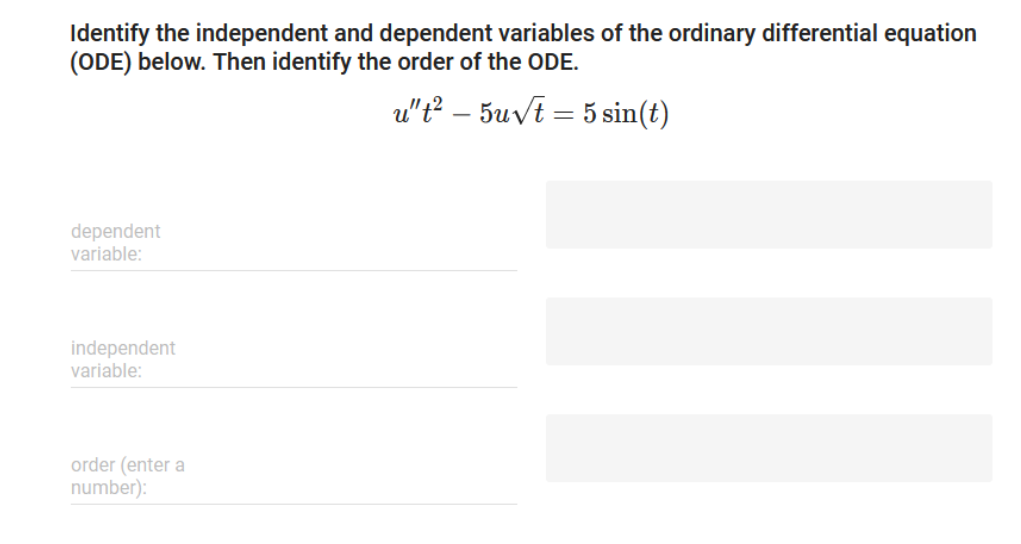 Identify the independent and dependent variables