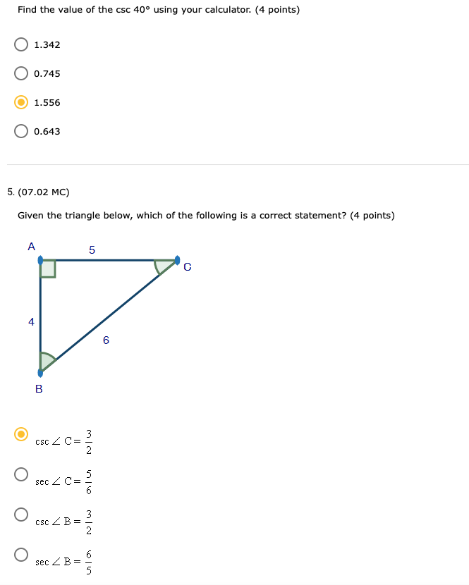\fUse ADEF, shown below, to answer the question