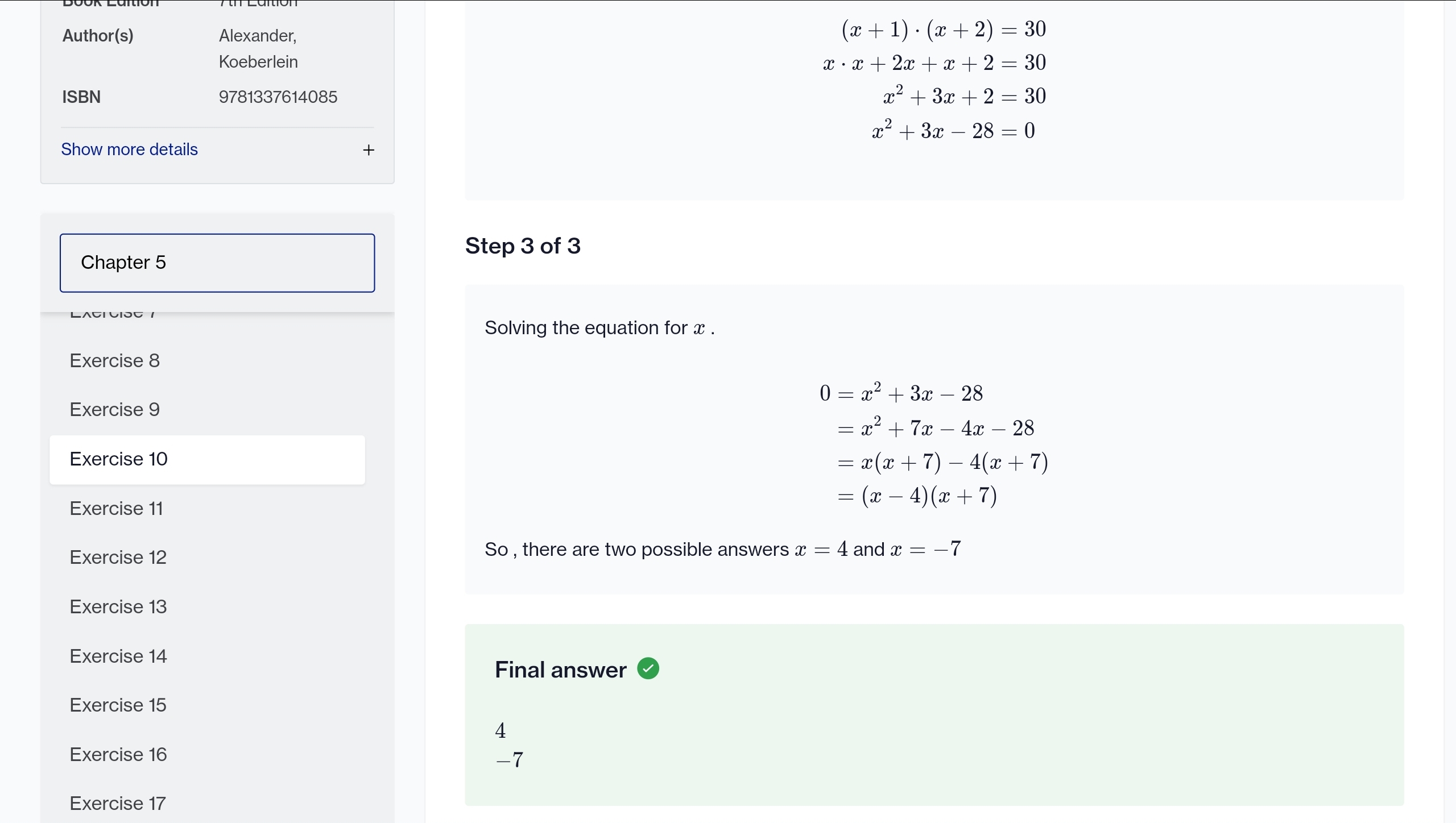 Author(s) Alexander, (ac + 1) . (2 + 2) = 30