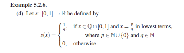 5.4.2 Exercise 5.4.2. Find the upper sum and