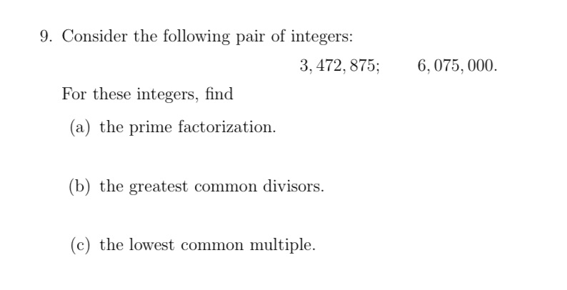 I need help with this question 9. Consider the