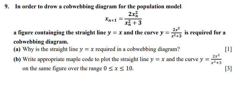9. In order to draw a eabwebbing diagram for the