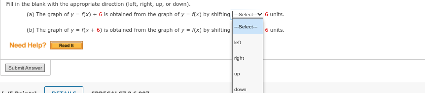 1. The function f graphed below is defined by a