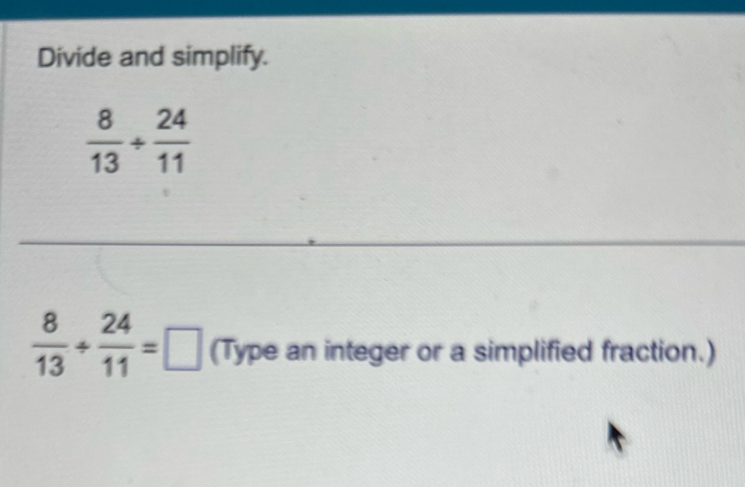 Why is 24 the denominator now instead of it being