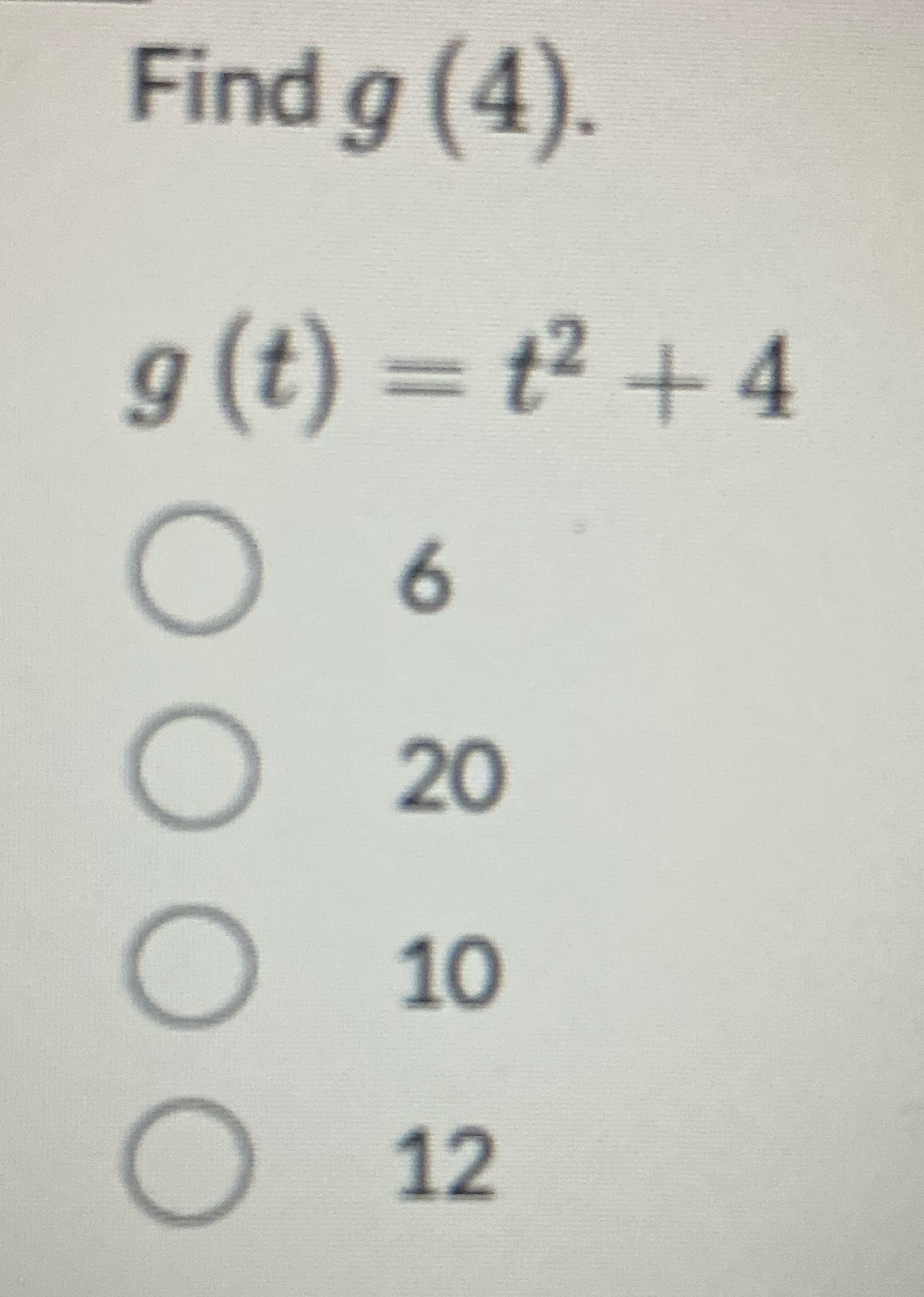 If g(x)=x-5 what is g (-51) What is h (6)