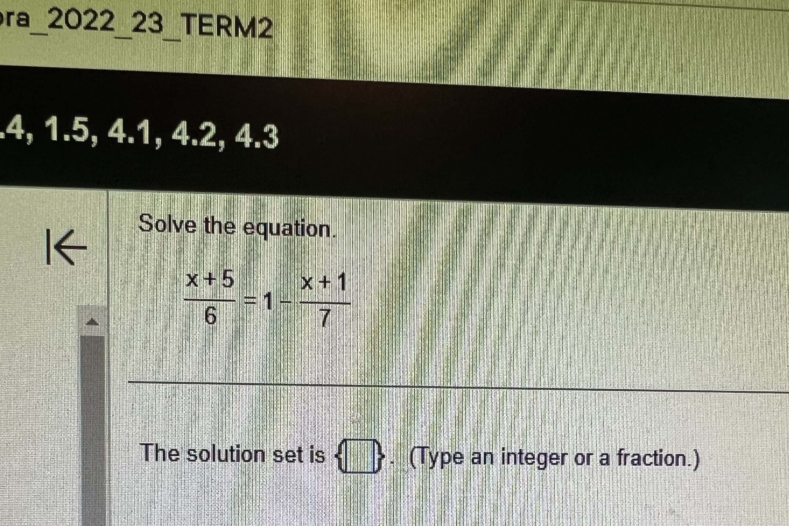 ra 2022 23 TERM2 4, 1.5, 4.1, 4.2, 4.3 Solve the