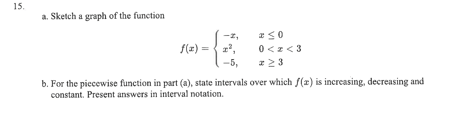 1 5 . 3. Sketch a graph of the function :r:, :13_