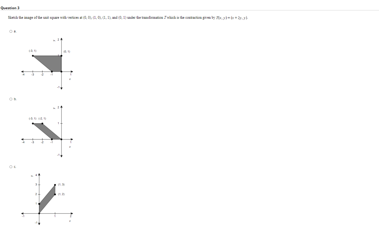 Question 1 Use the function ?(v . v,. v.) = (2v,