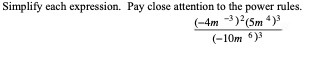 Simplify each expression. Pay close attention to