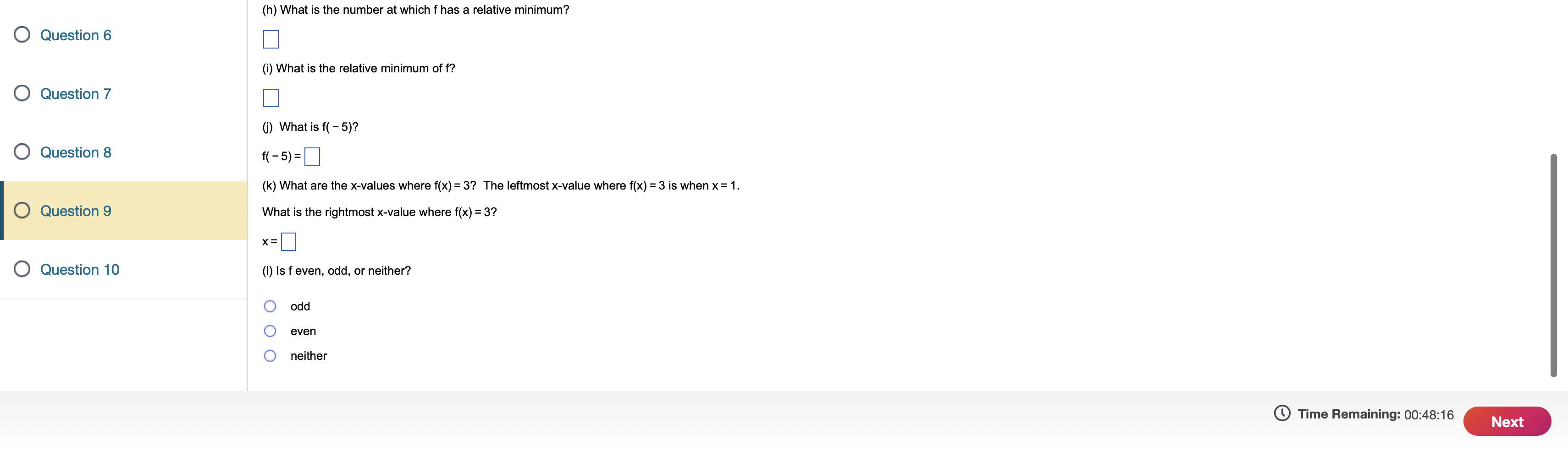 Determine whether the relation is a function.
