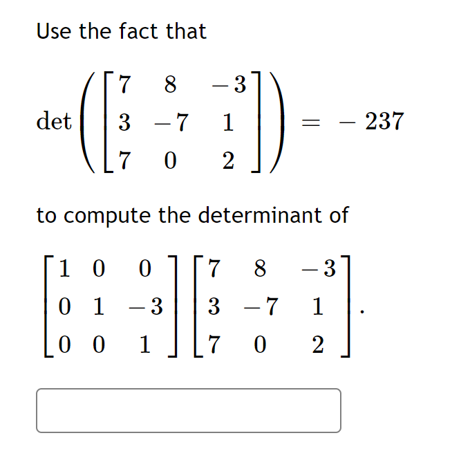 Please teach how to solve Use the fact that 10 7