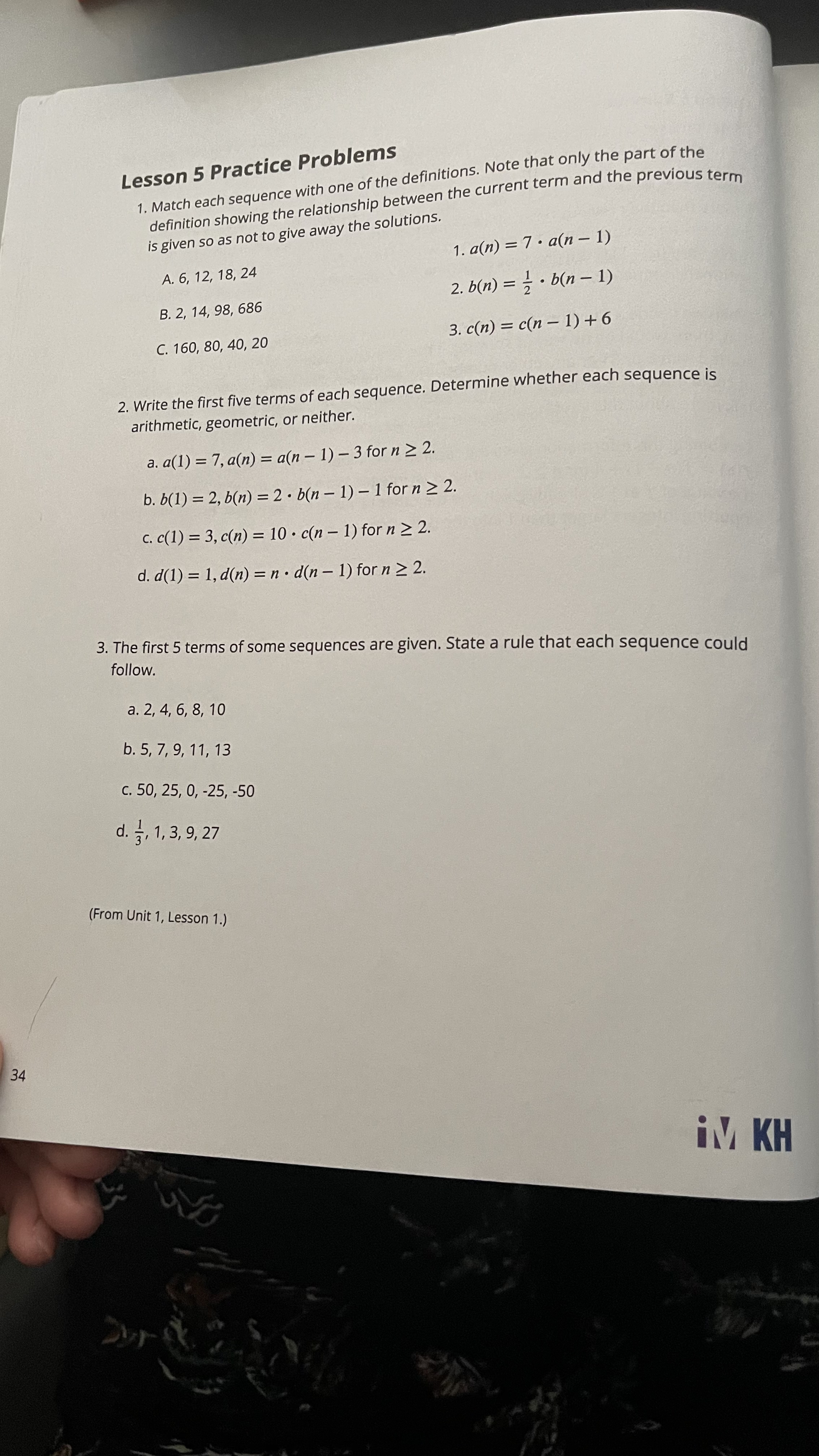 4. Function f is defined by f(x) = 2x - 7 and g