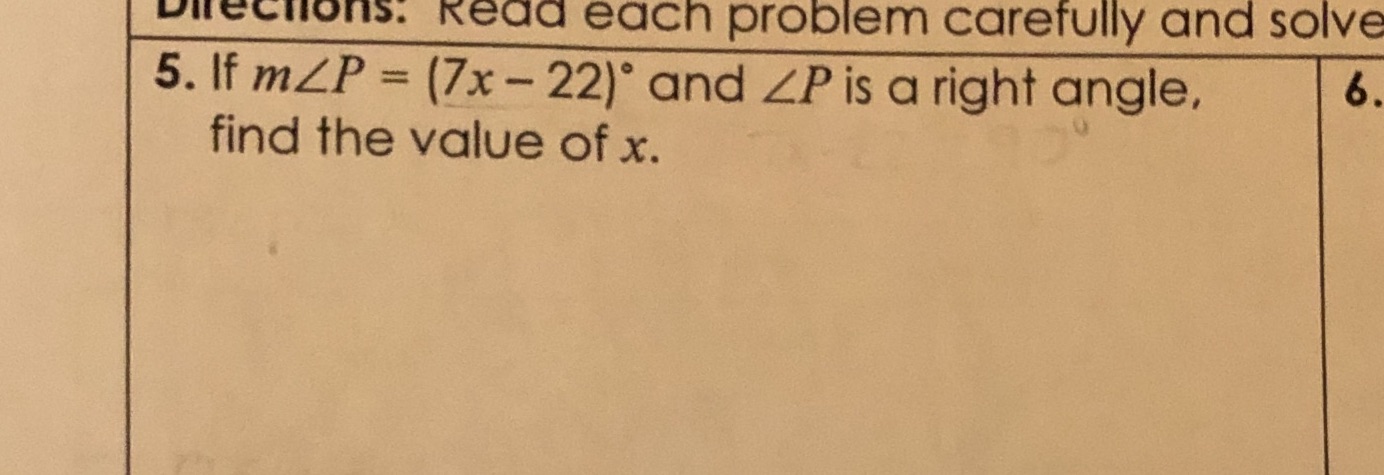 Ullections. kead each problem carefully and solve