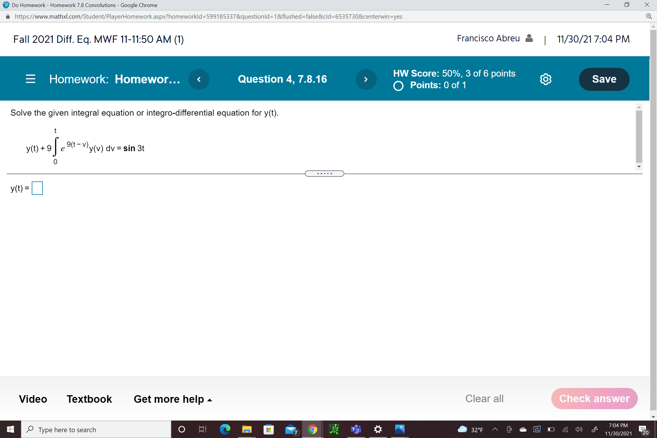 Do Homework - Homework 7.8 Convolutions - Google