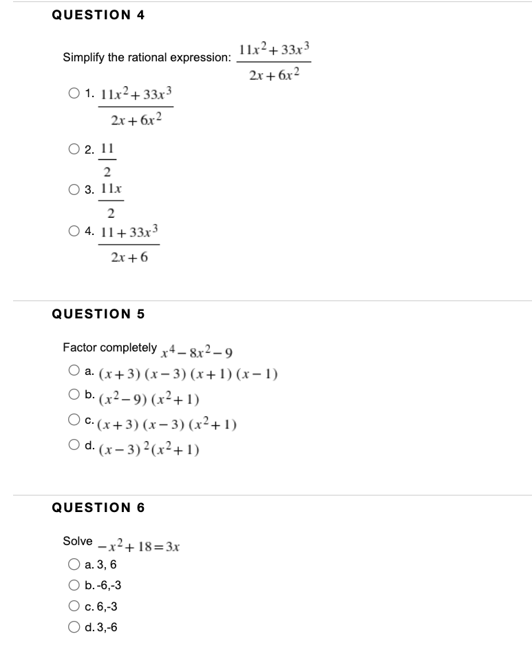 QUESTION 1 Simplify: -+b-1 a-1-b-1 O1. b ta O2.