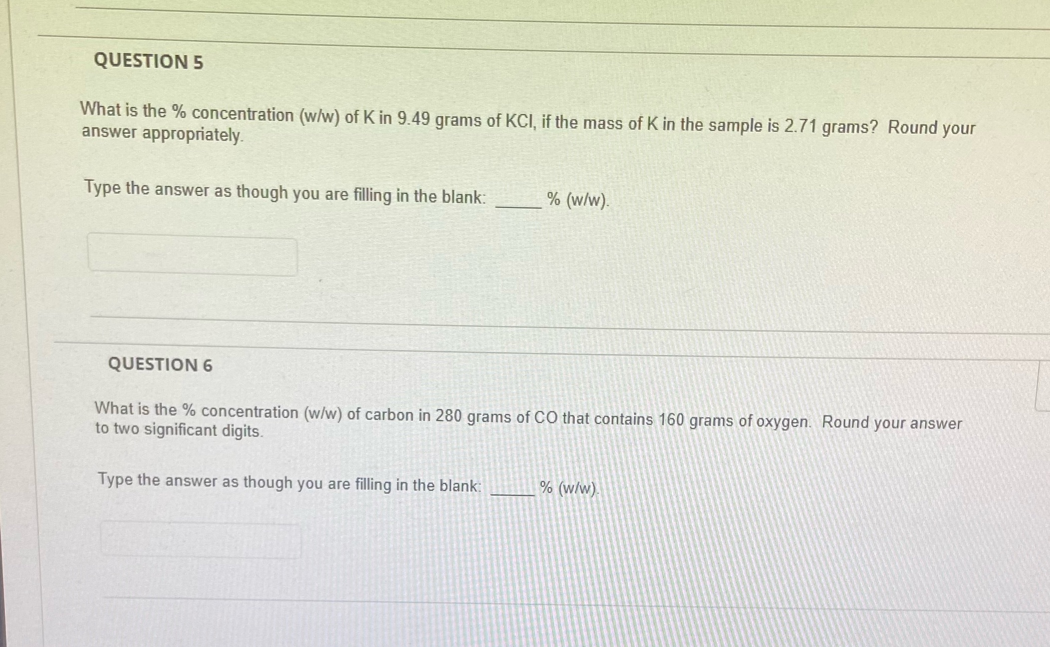 Please solve both questions 5 and 6 QUESTION 5