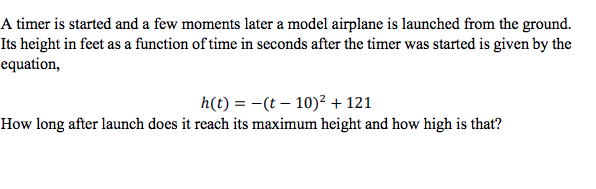 A timer is started and a few moments later a