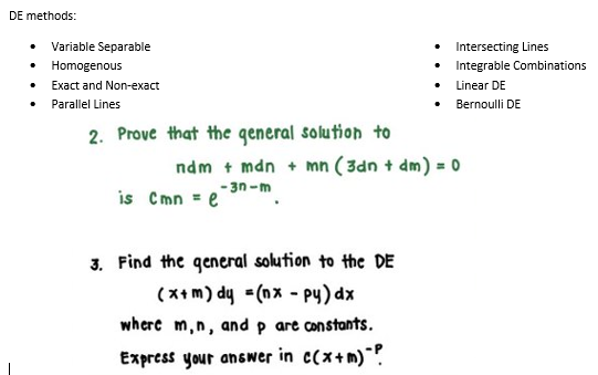 DIFFERENTIAL EQUATION Show straightforward,