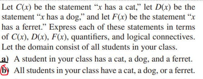 Translate these statements into English, where