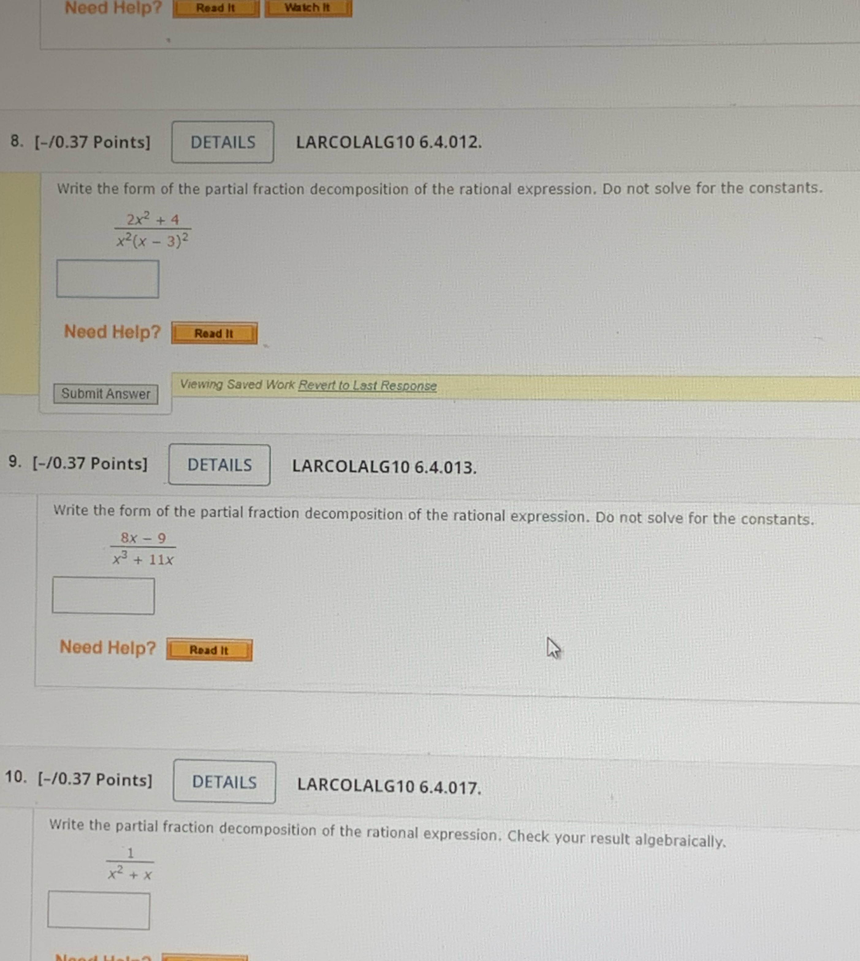 Need Help? Read It Watch It 8. [-/0.37 Points]