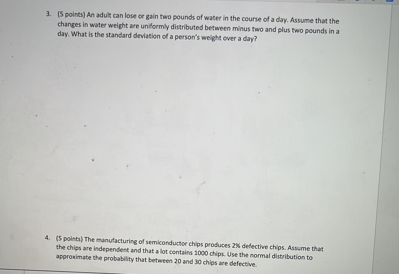 Welcome to your assessment! Please read all