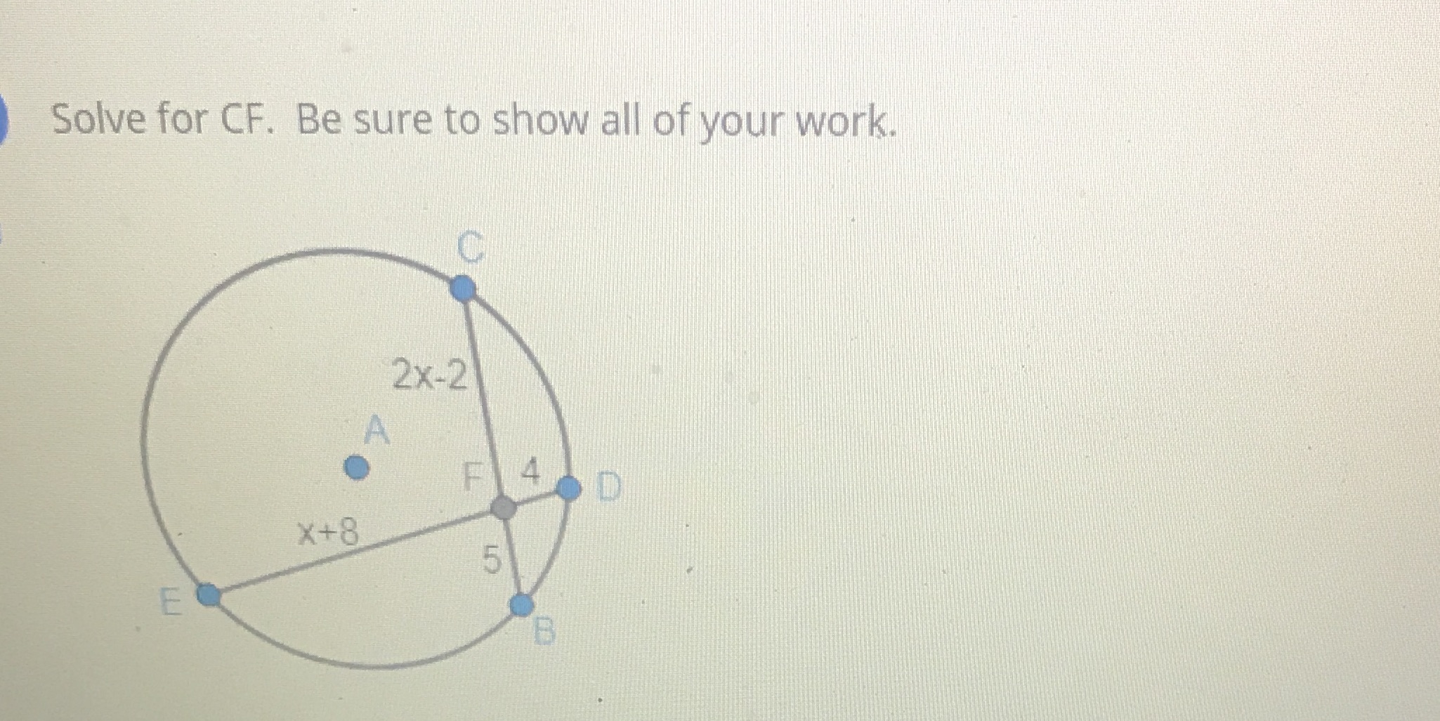 Lengths of segments, show your worki am so