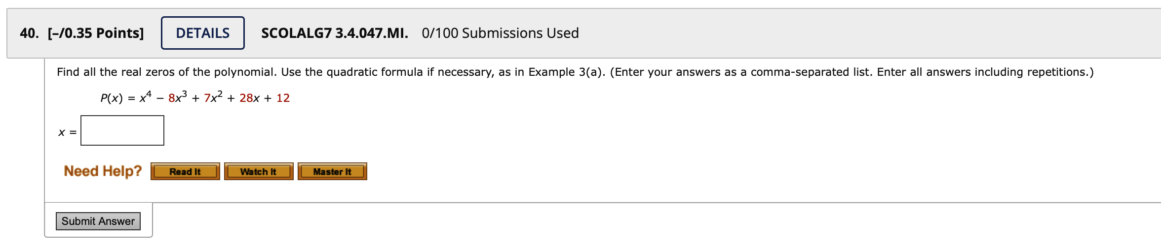 40. [-I0.35 Points] DETAILS SCOLALG7 3.4.047.MI.