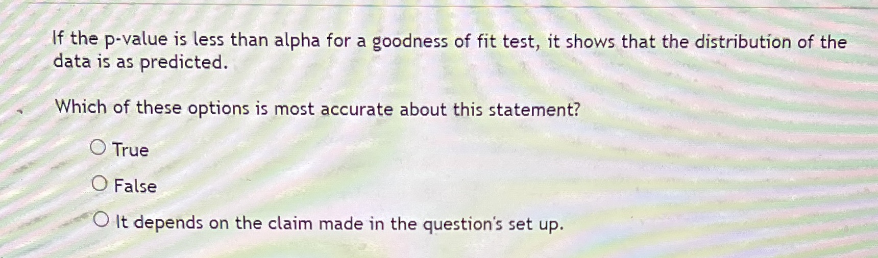 What is the solution ? If the p-value is less