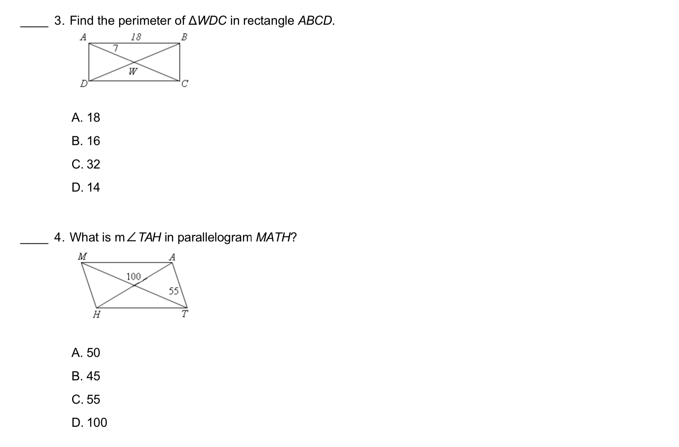 17. Decide whether the quadrilateral is a