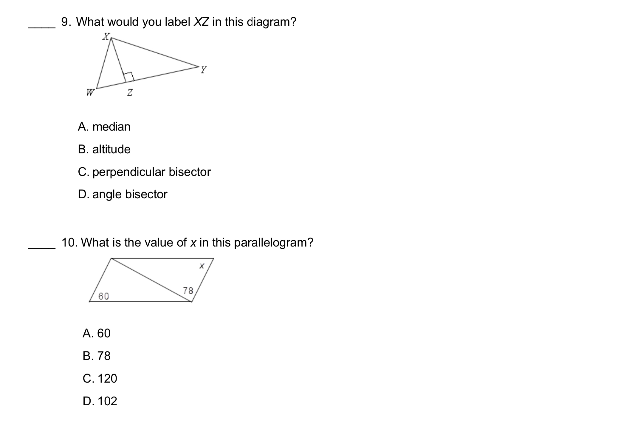 17. Decide whether the quadrilateral is a