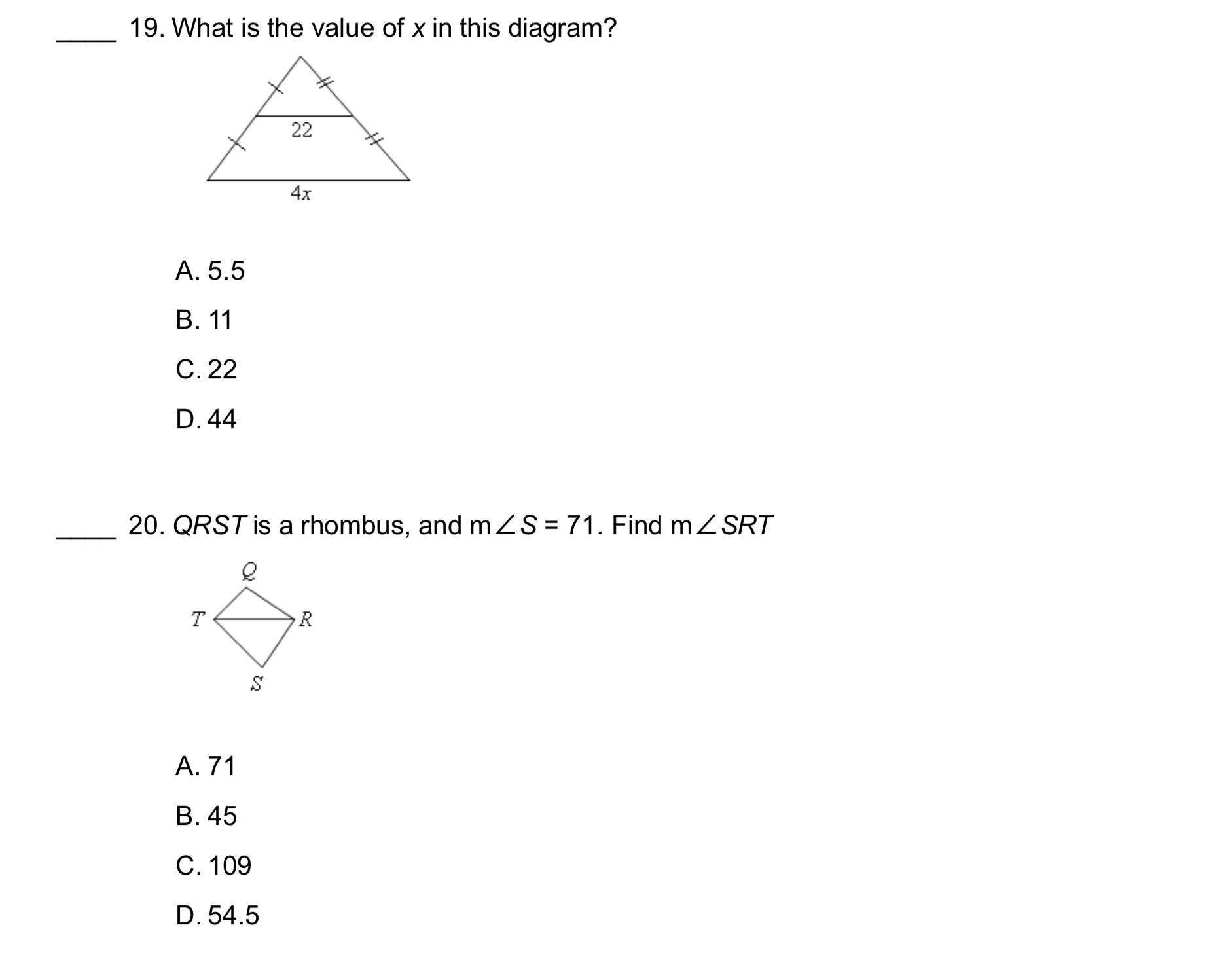 17. Decide whether the quadrilateral is a