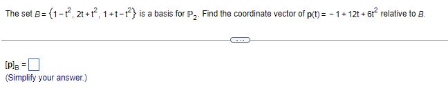 1. \fIf E is the standard basis of the space P3