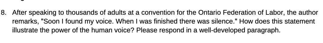 8. After speaking to thousands of adults at a