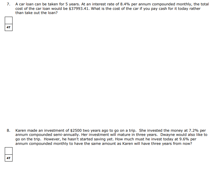 1. Use the simple interest formula, I = Prt to