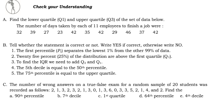 Please answer this and show your solutions on