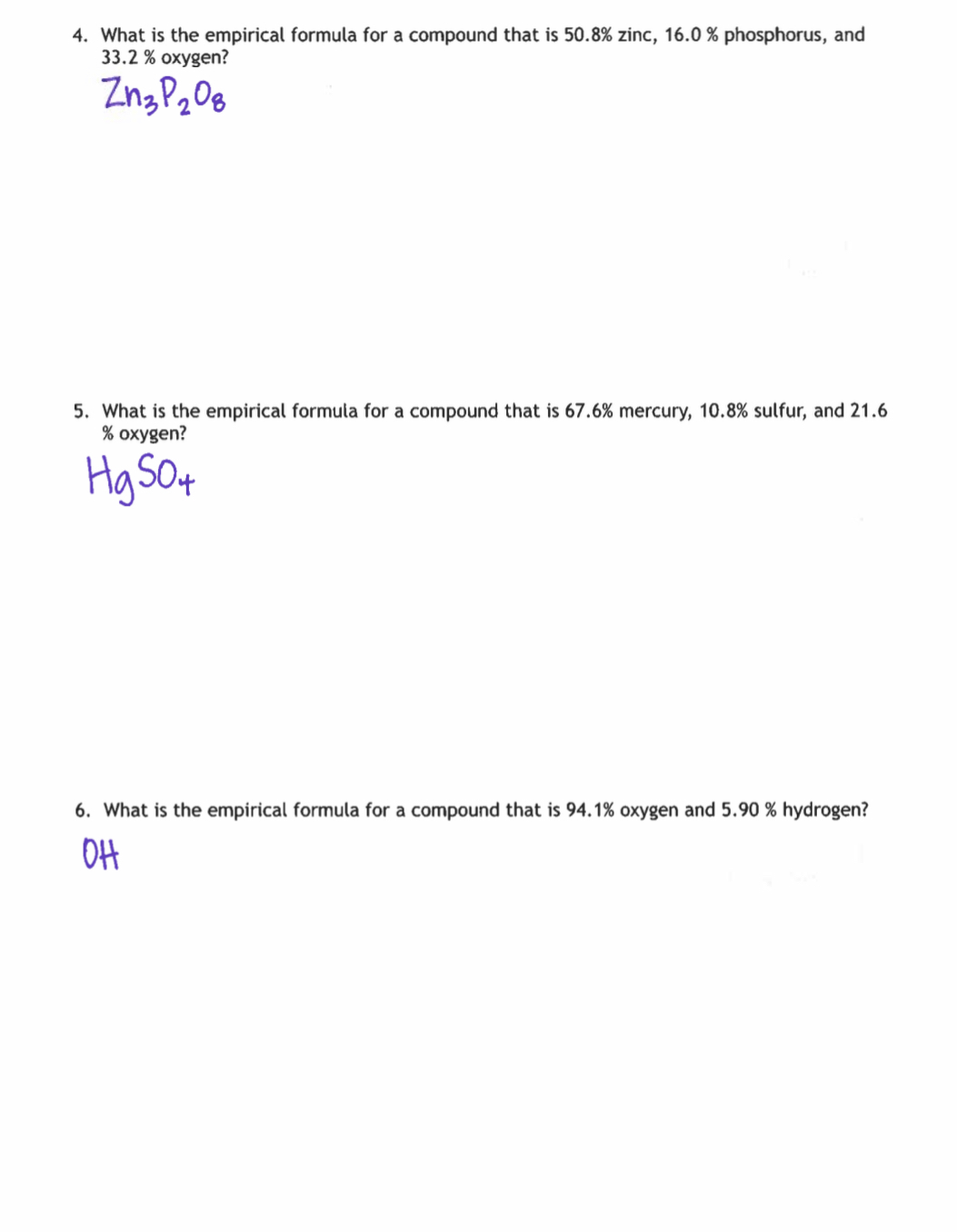 How do you solve these? Name: Date: Class period: