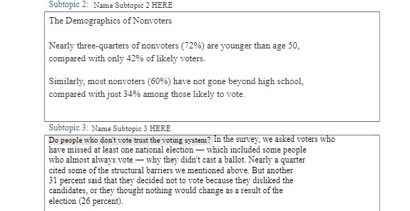 Subtopic 2: Name Subtopic 2 HERE The Demographics